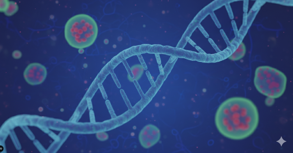 image showing doubling dna, cells