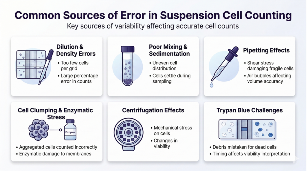 sources of cell count variability